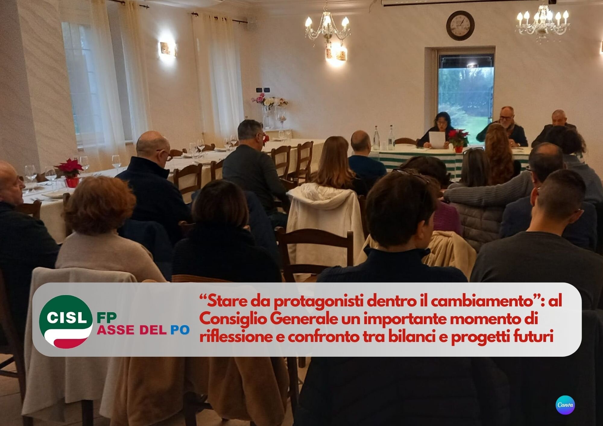 CISL FP Asse del Po. Protagonisti dentro il cambiamento, si rinnova il nostro percorso di rappresentanza