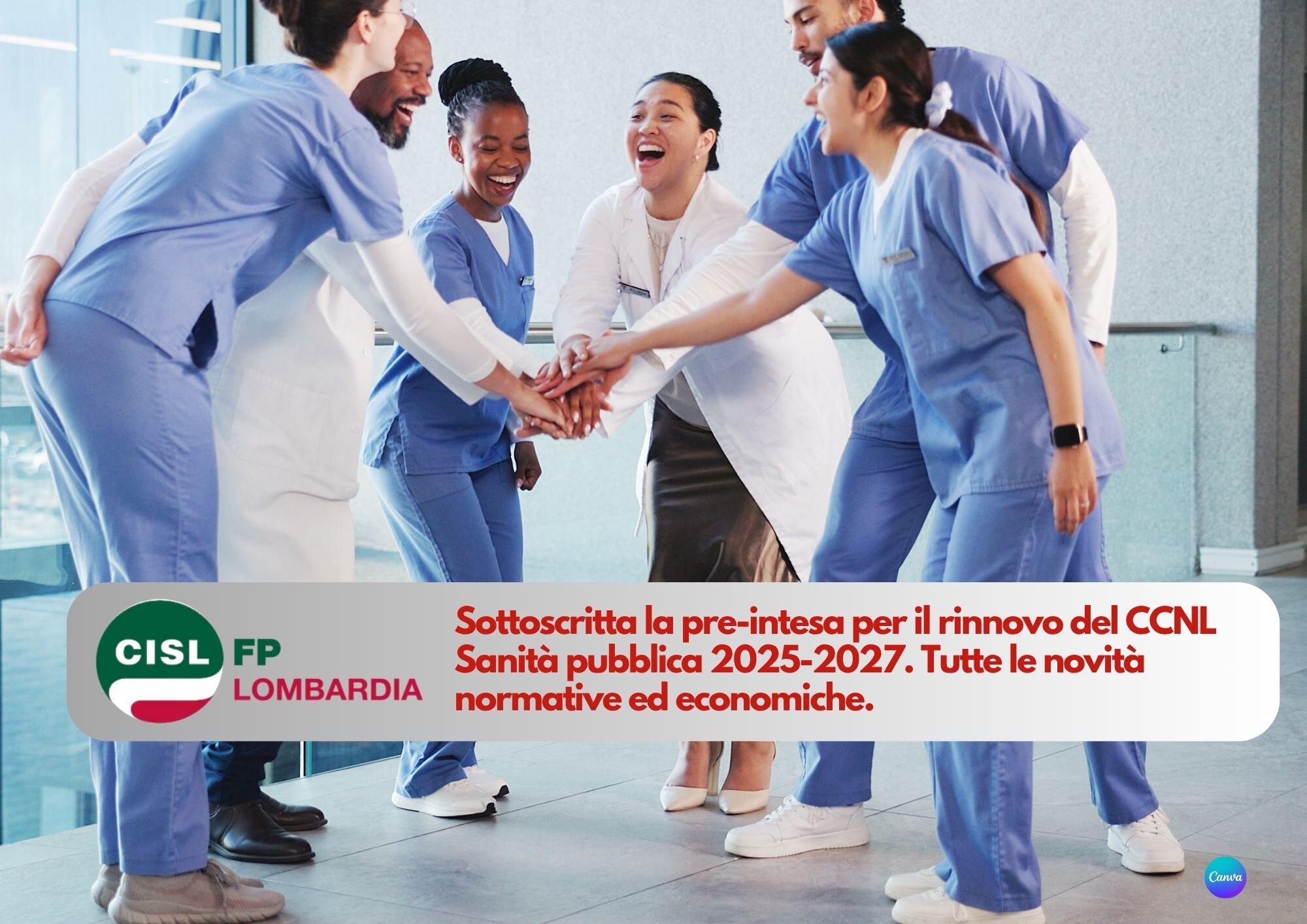 CISL FP Lombardia. Firmato il Contratto Sanità Pubblica 2025-2027