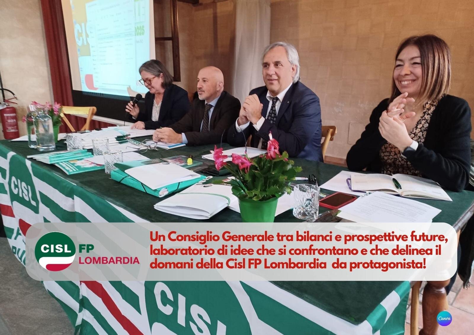 Cisl FP Lombardia. Il Consiglio Generale rilancia il proprio impegno per essere protagonisti del cambiamento