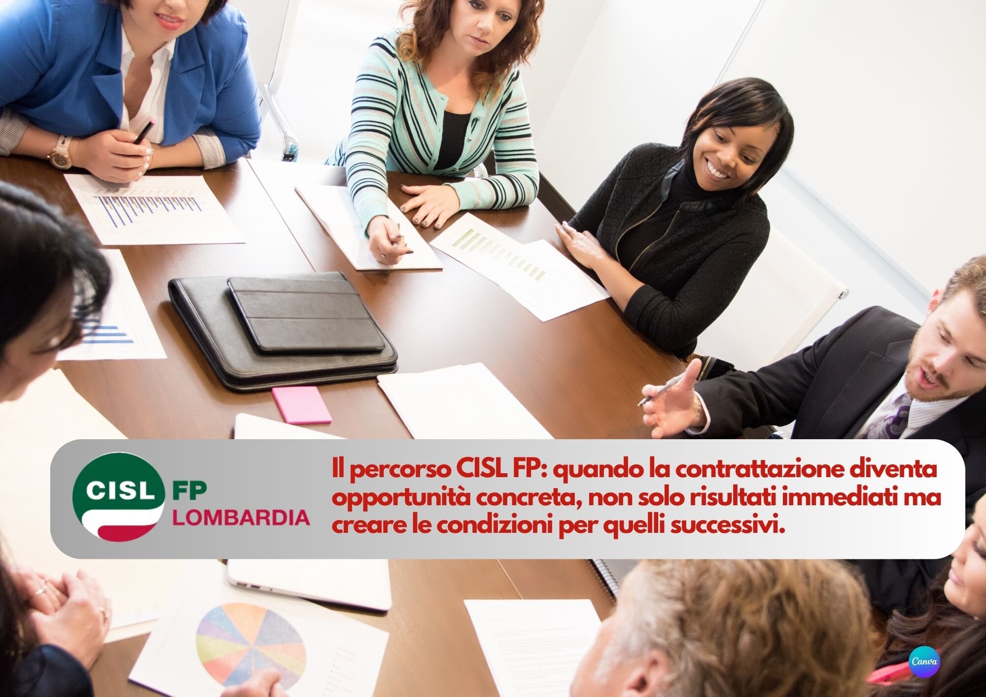 CISL FP Lombardia. Una scelta responsabile: quando la contrattazione diventa opportunità concreta.