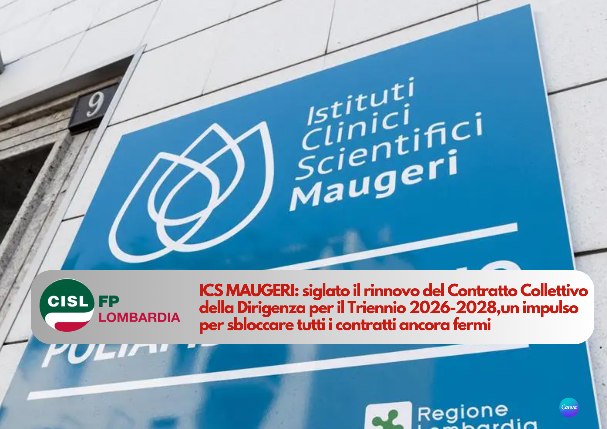 ICS MAUGERI: siglato il rinnovo del Contratto Collettivo della Dirigenza per il Triennio 2026-2028