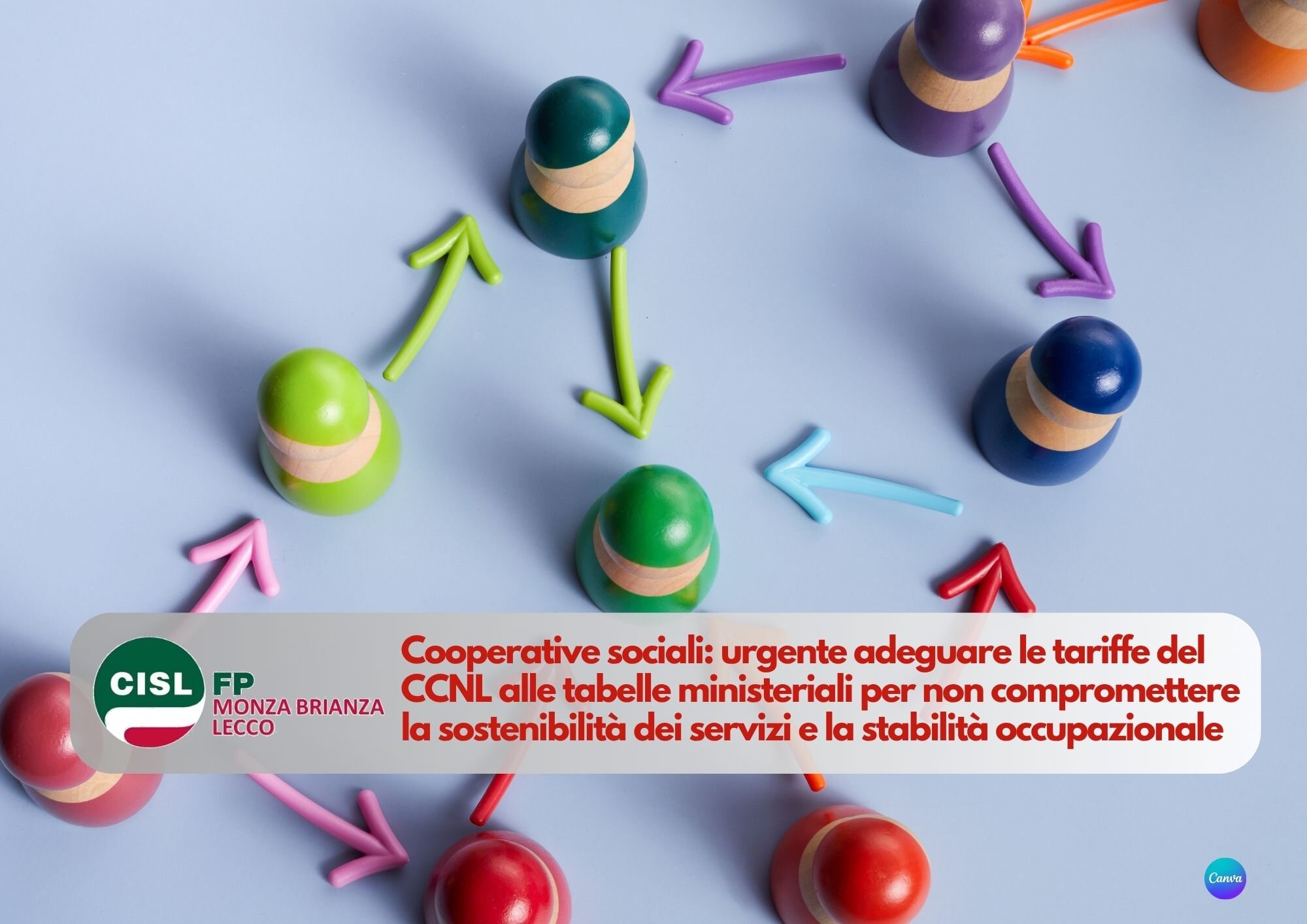 CISL FP Monza Brianza Lecco. Cooperative sociali: adeguare le tariffe alle tabelle ministeriali è urgente e inderogabile