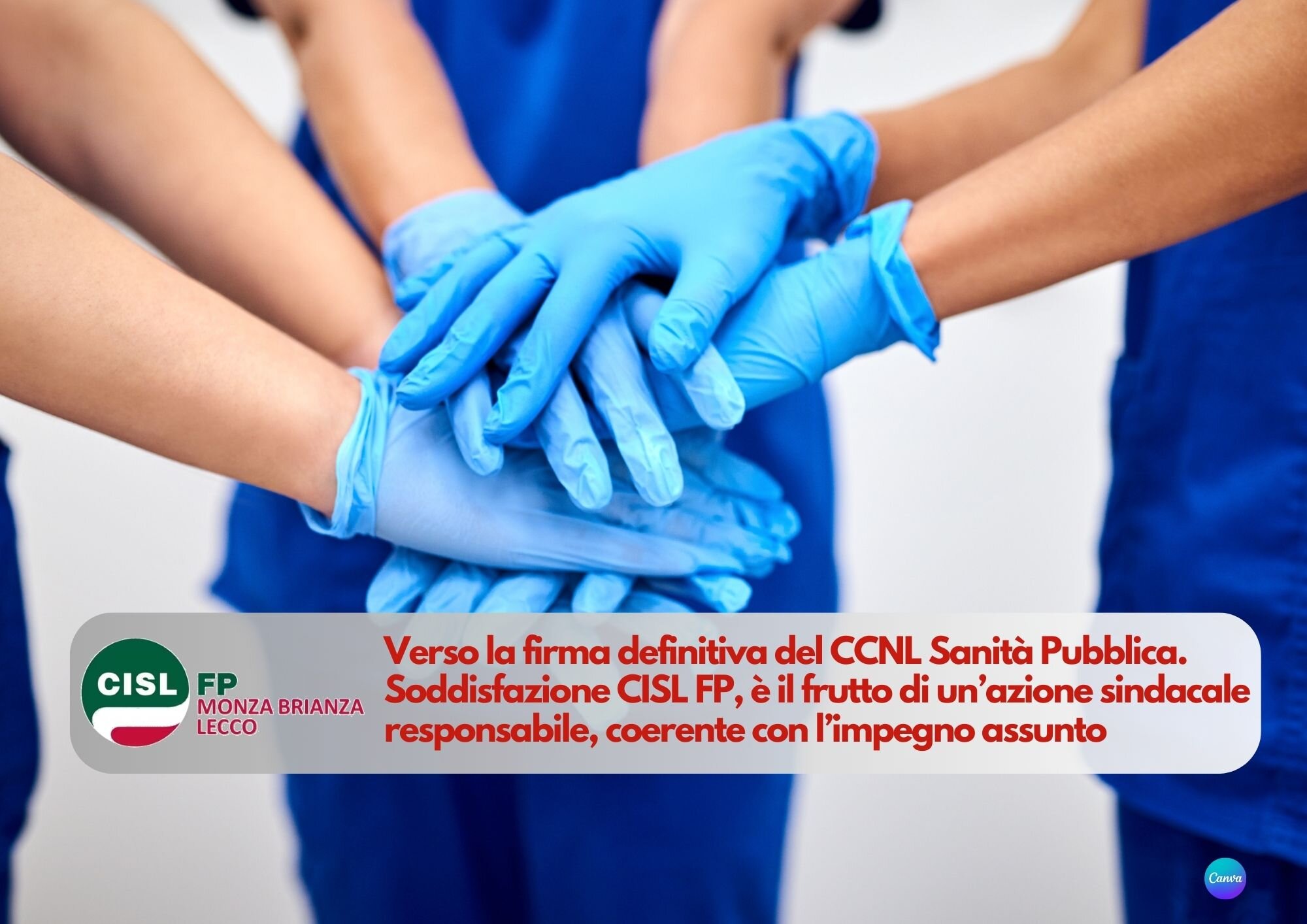 CISL FP Monza Brianza Lecco. Verso la firma definitiva del CCNL Sanità Pubblica. Frutto di un’azione sindacale responsabile