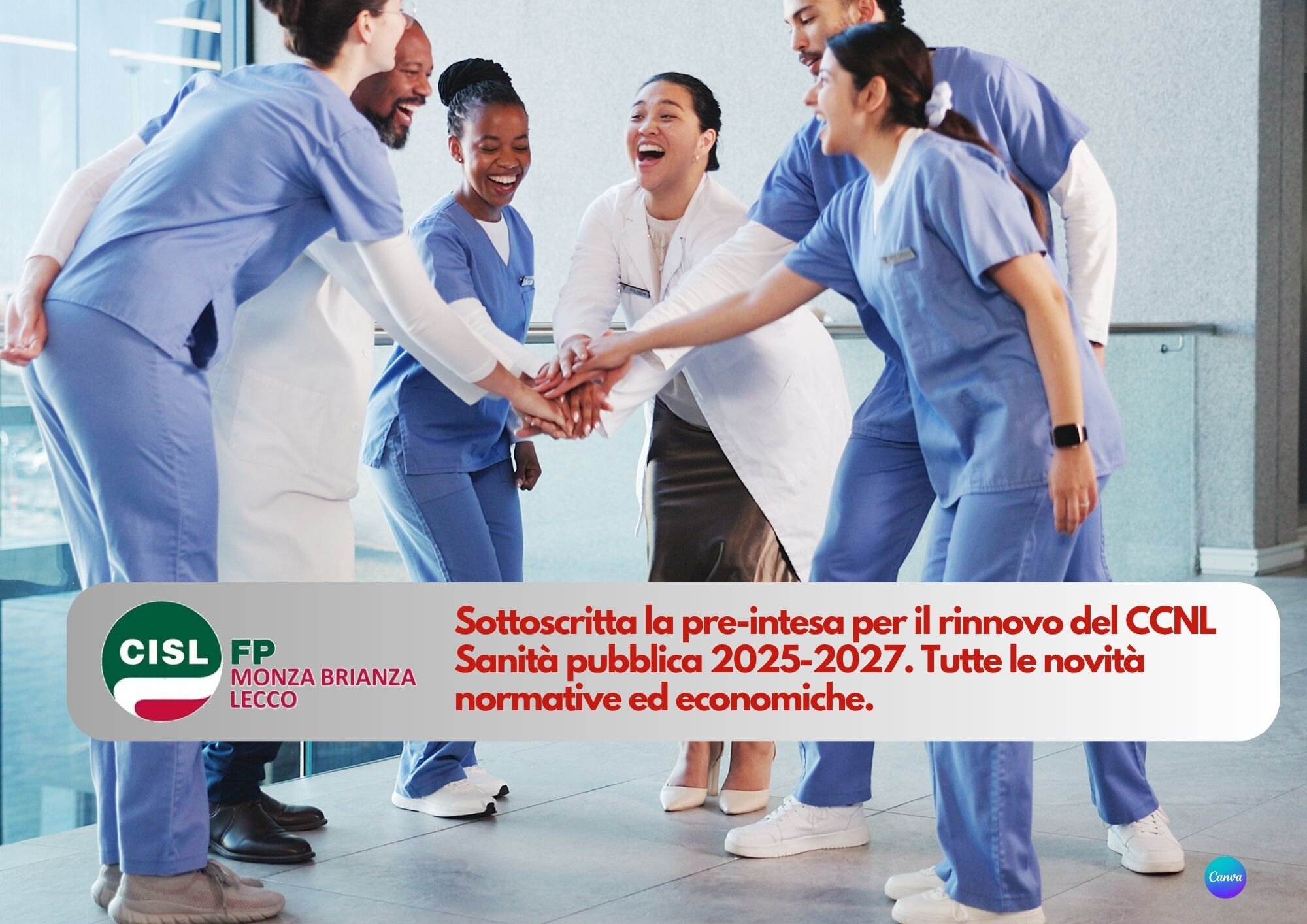 CISL FP Monza Brianza Lecco. Firmato il Contratto Sanità Pubblica 2025-2027
