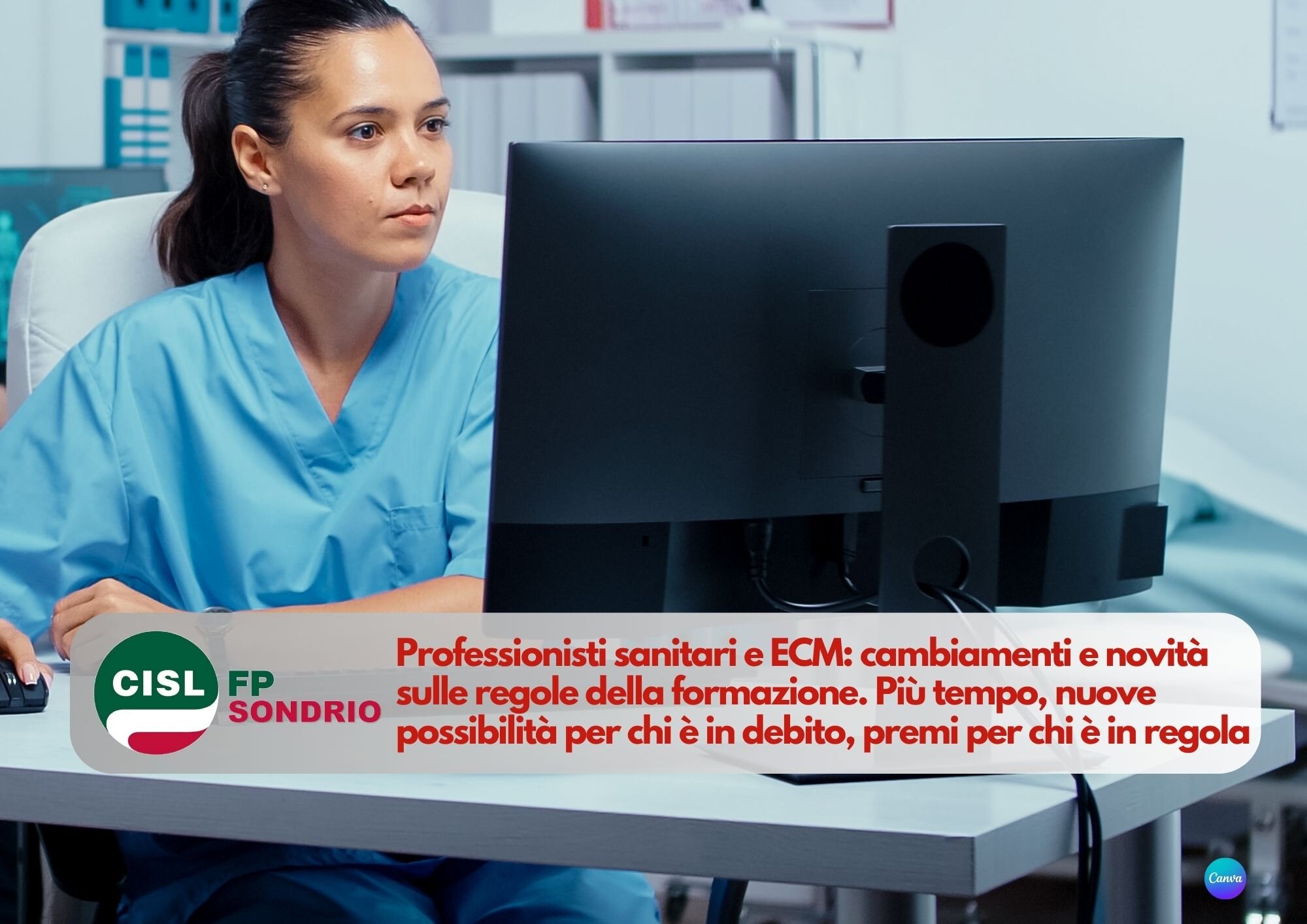 CISL FP Sondrio. Professionisti sanitari e ECM: cambiamenti e novità sulle regole della formazione