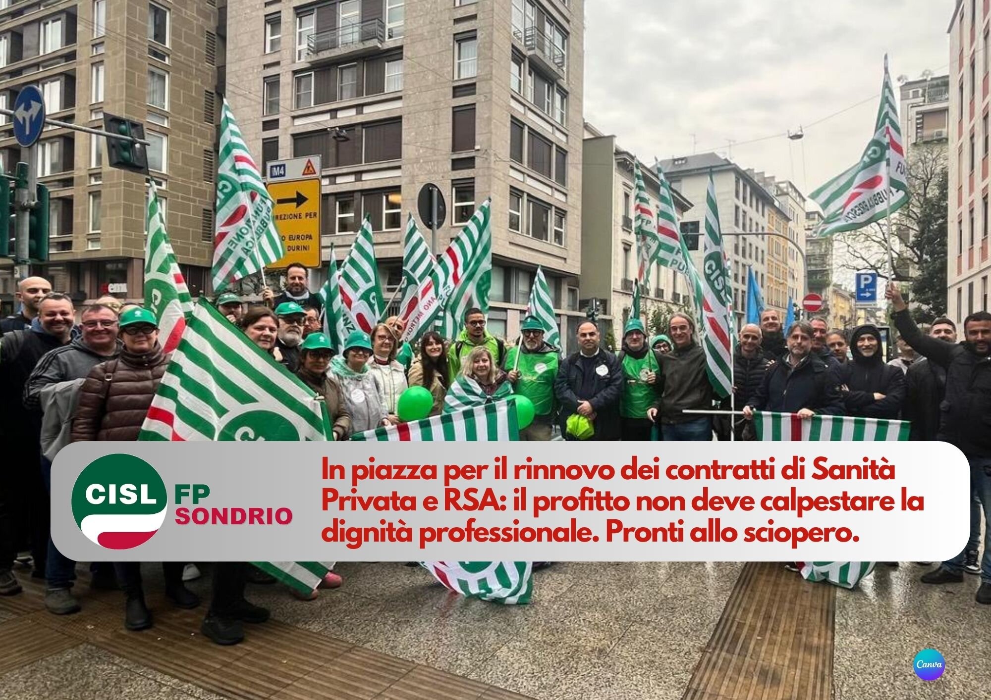 CISL FP Sondrio. A fianco dei lavoratori di Sanit&agrave; Privata e RSA: il profitto non calpesti la dignit&agrave; professionale