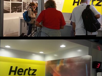 Hertz Airport Desk # Catania, 05.2014 