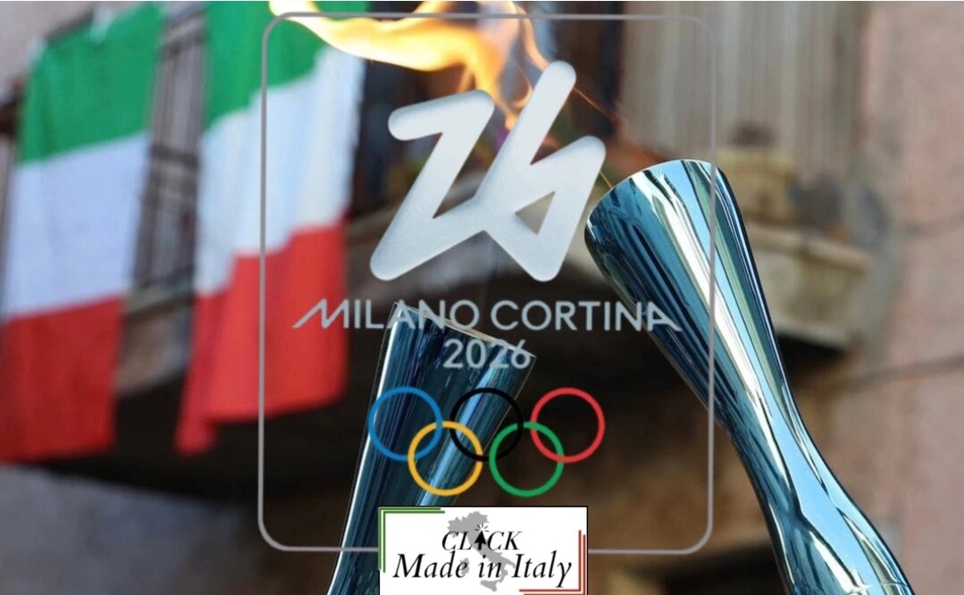 La torcia olimpica &egrave; Made in Italy