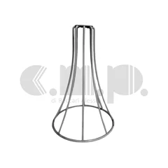 Telaio per base lampada in filo di ferro, design semplice ma elegante Telaio per base lampada in filo di ferro, design semplice ma elegante