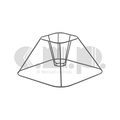 piramide quadra angoli tondi