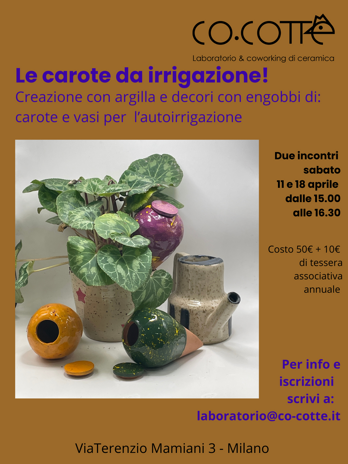 le carote da irrigazione!