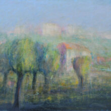 Paesaggio olio su tela