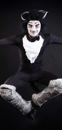 MR. MISTOFFELEES C22 tutina C23 giacca luci* C24 gilet con petto bianco P16 parrucca S62 coda S63 gambaletti S64 man