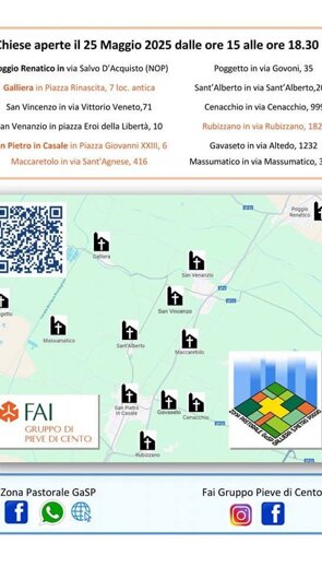 Indirizzi e mappa delle chiese zP GaSP