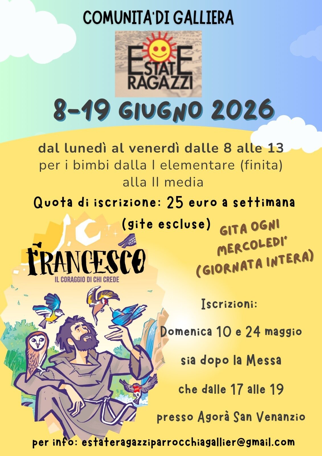 Iscrizioni Estate Ragazzi