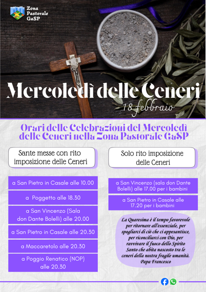 quaresima in zona quaresima in zona