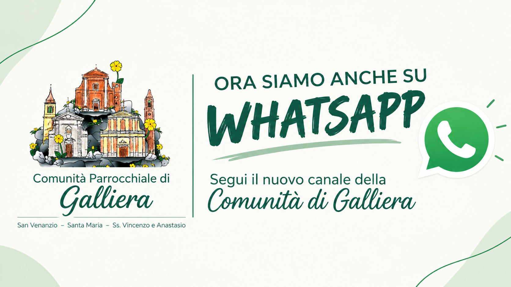 📢 CI SPOSTIAMO SU WHATSAPP