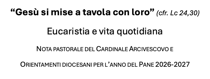 Nota Pastorale 2026-2027