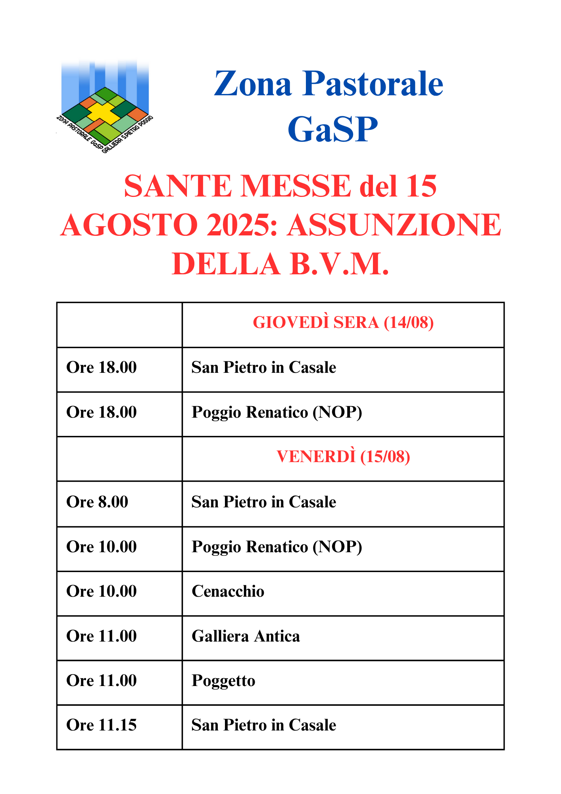 sante messe zona gasp 