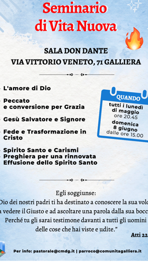 Incontri a cura del Rinnovamento dello Spirito