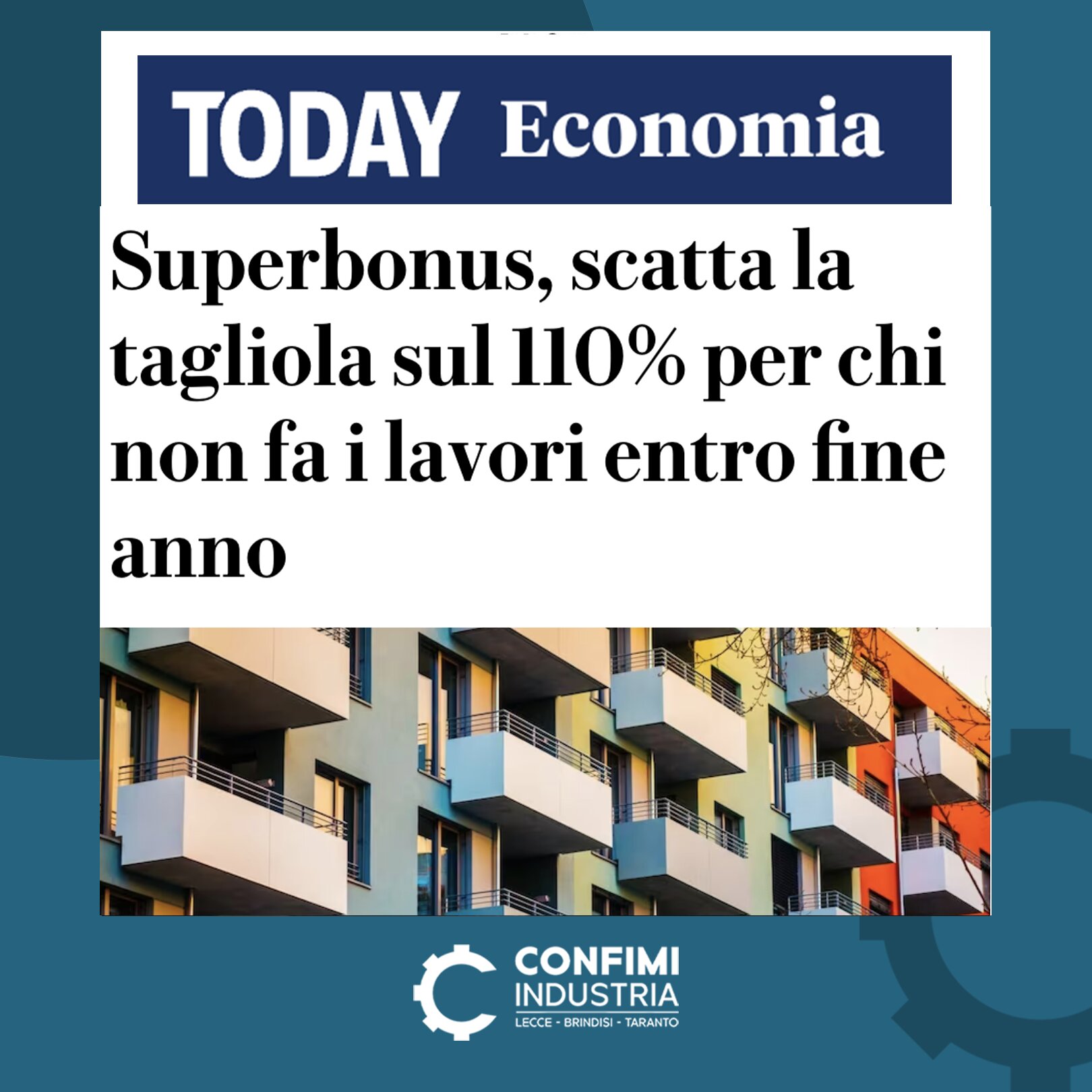 Tagliola del fisco sul Superbonus
