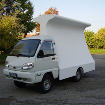 Autoveicolo Pubblicitario su OMB Bambi