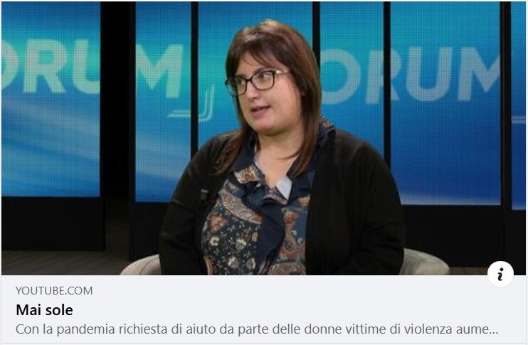 CENTRO ANTIVIOLENZA - Con la pandemia richiesta di aiuto da parte delle donne vittime di violenza aumentate del 300%.