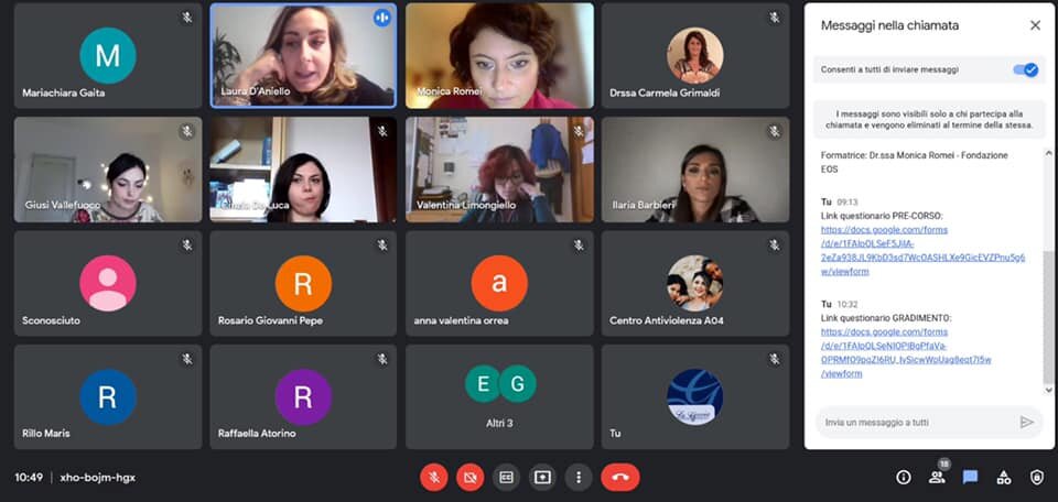 “NON VEDO, NON SENTO, NON PARLO”: PARTE LA FORMAZIONE SPECIALISTICA PER LE EQUIPE SELEZIONATE DAL PROGETTO E GLI PSICOTERAPEUTI EMDR