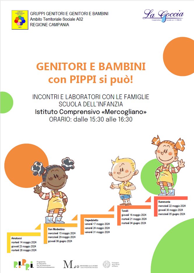 GENITORI E BAMBINI con PIPPI si può!!