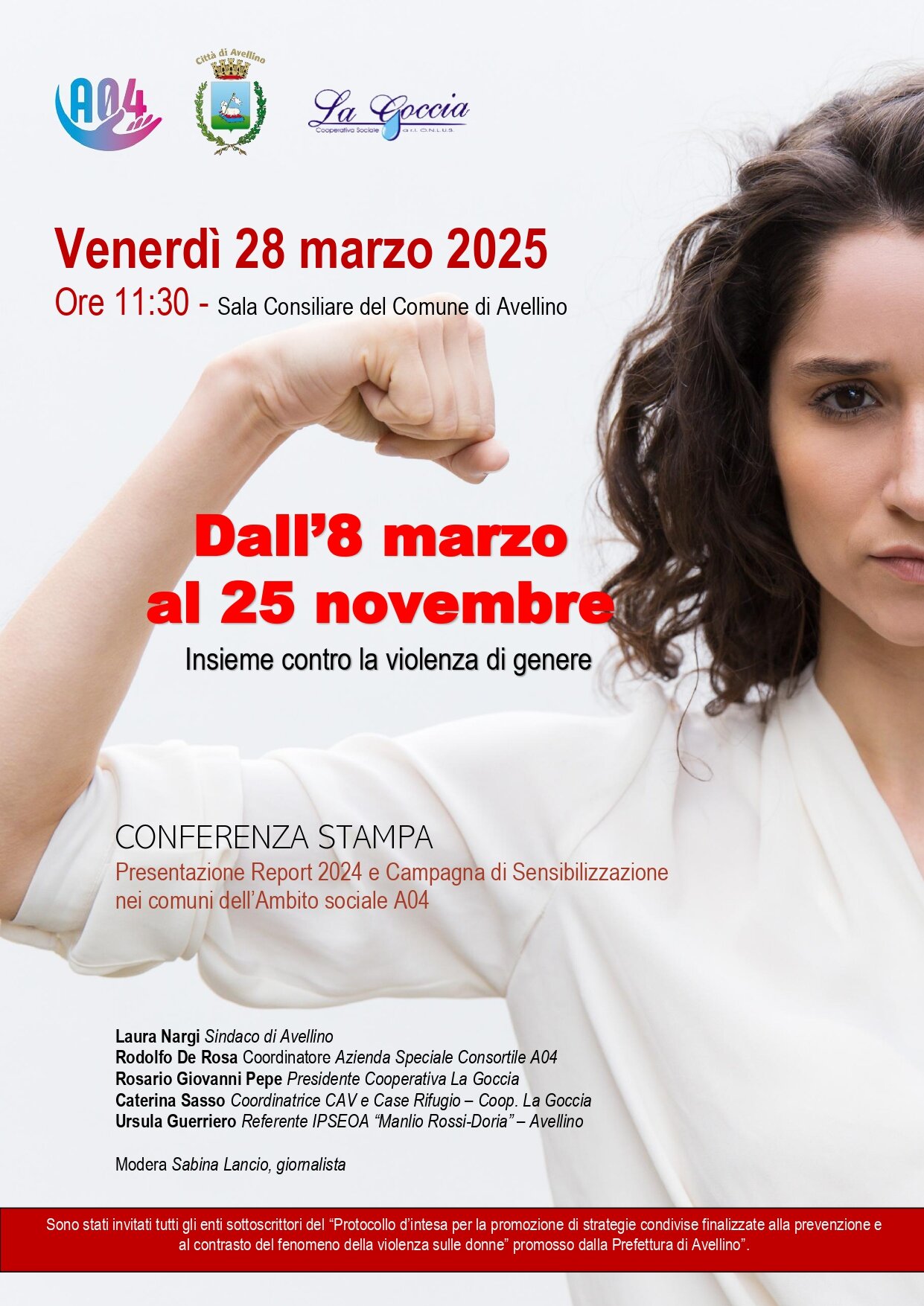 Dall'8 marzo al 25 novembre - Conferenza stampa - Sala Consiliare del comune di Avellino