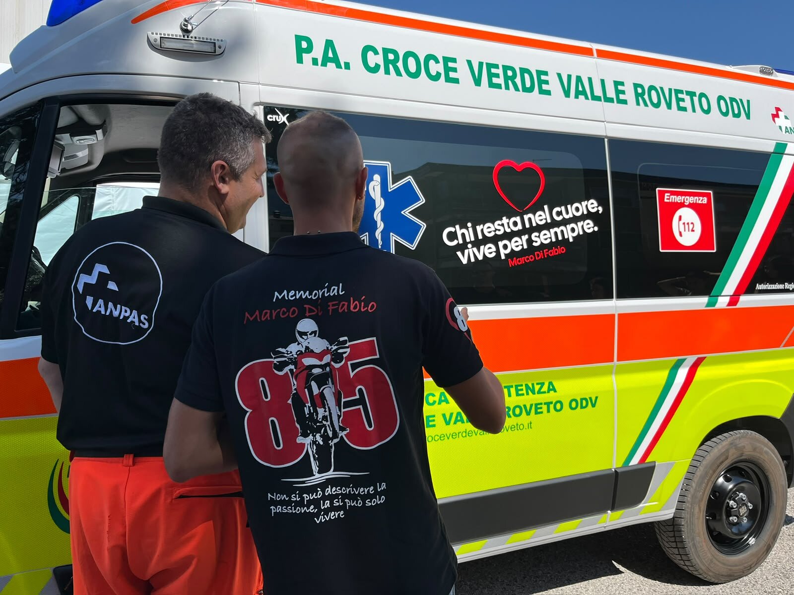 Inaugurazione auto n.16 - Chi resta nel cuore, vive per sempre. Marco Di Fabio