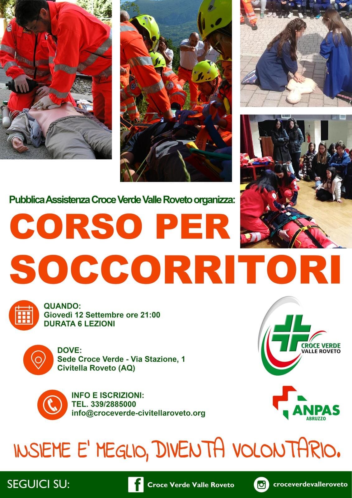 CORSO PER SOCCORRITORI