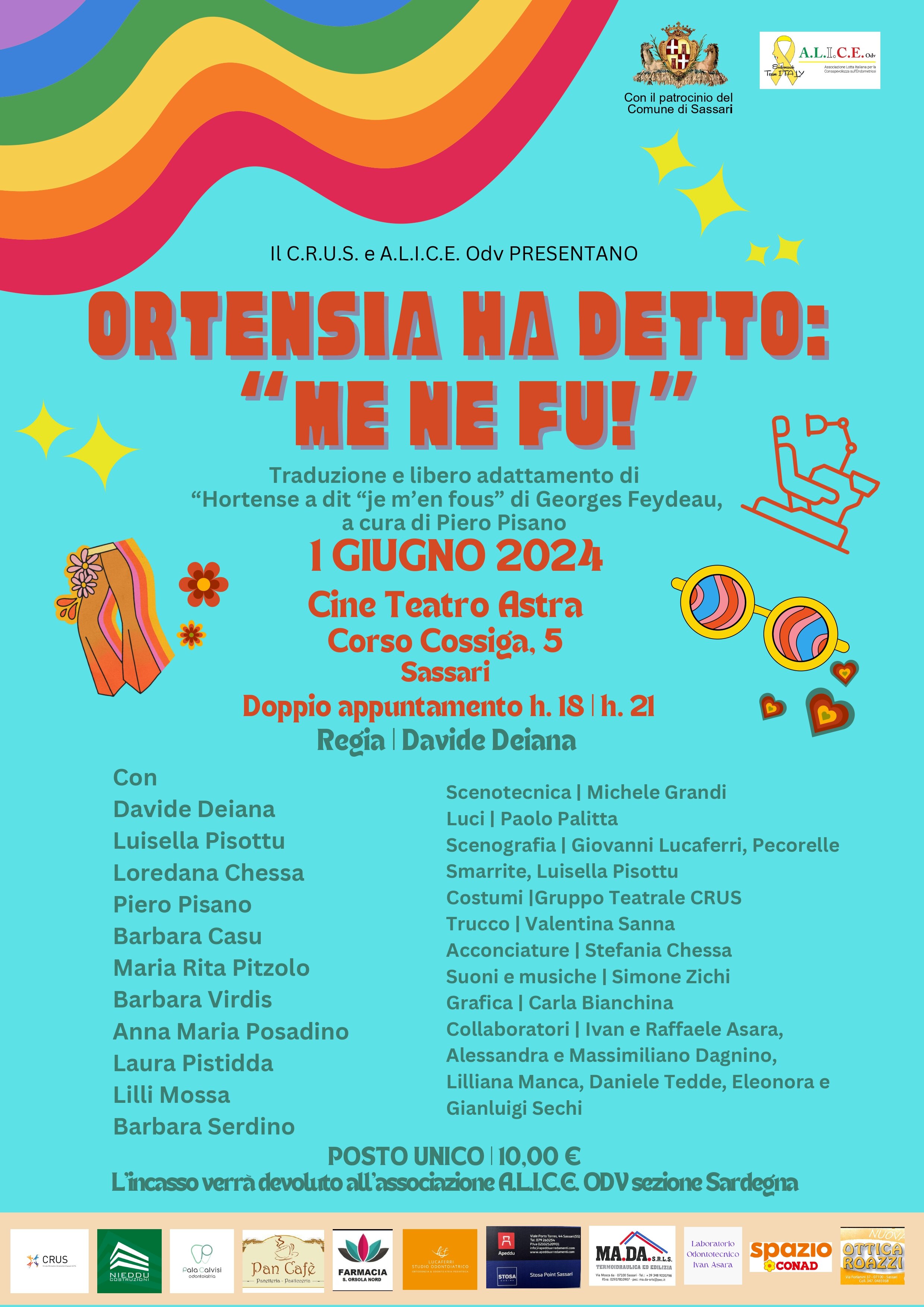 Spettacolo teatrale "Ortensia ha detto: me ne fu!" - 1 giugno 2024