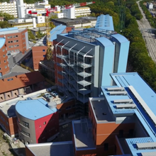 CAMPUS BOLOGNA - NAVILE - ALMA MATER STUDIORUM - U Progettazione sistema anticaduta su copertura in alluminio kalzip e scale di accesso alla marinara