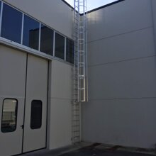 EDIFICIO INDUSTRIALE - Cesena (FC) Progettazione sistema anticaduta e scala di accesso alla marinara