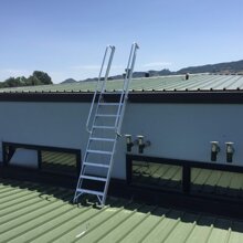 EDIFICIO INDUSTRIALE - Talamello (RN) Progettazione sistema anticaduta e scale d'appoggio di accesso alle varie coperture