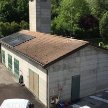 MAGAZZINO - Santa Sofia (FC) Progettazione ed installazione sistema anticaduta su copertura in coppo tegola