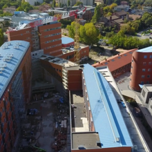 CAMPUS BOLOGNA - NAVILE - ALMA MATER STUDIORUM - U Progettazione sistema anticaduta su copertura in alluminio kalzip e scale di accesso alla marinara
