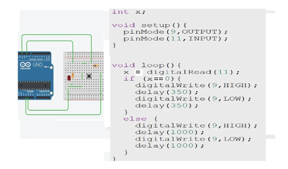Arduino 2: LED controllato da pulsante