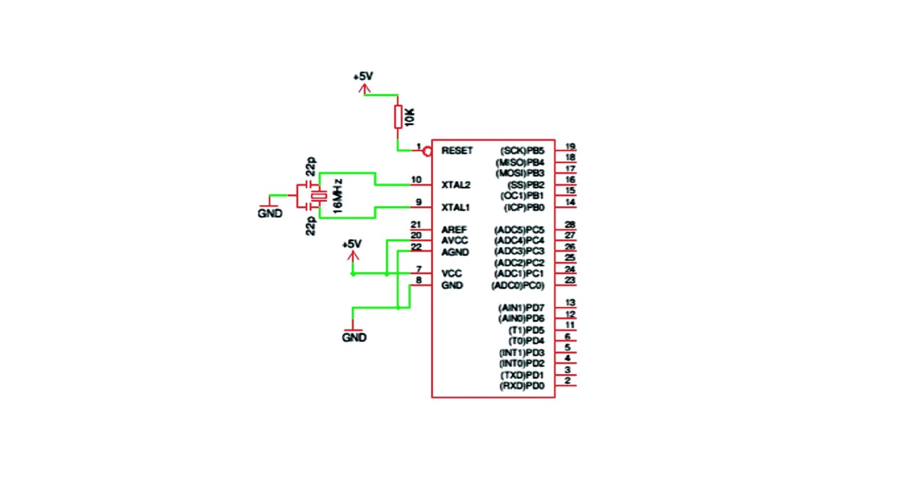 Progetti con l'Atmega328 standalone