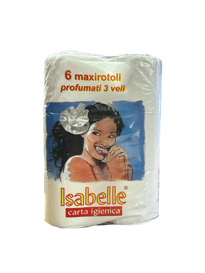 pi0125 - carta igienica isabelle 6 rotoli