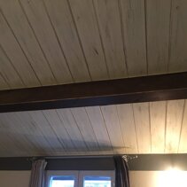 Decapaggio soffitto in legno