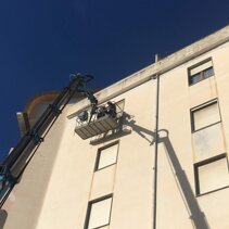 Lavoro su scala aerea