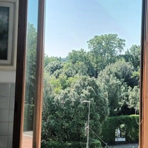 Affaccio diretto dalla cucina sul Boboli