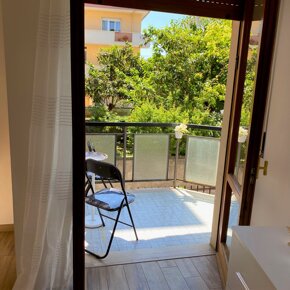 Porta finestra sul balcone