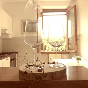 Divisorio tra soggiorno e cucina