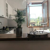 Divisorio tra soggiorno e cucina