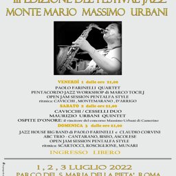 3^ FESTIVAL JAZZ MONTE MARIO MASSIMO URBANI