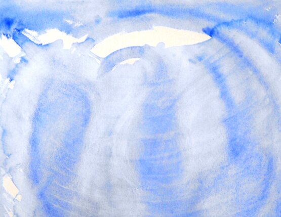 Blue watercolour, 2013