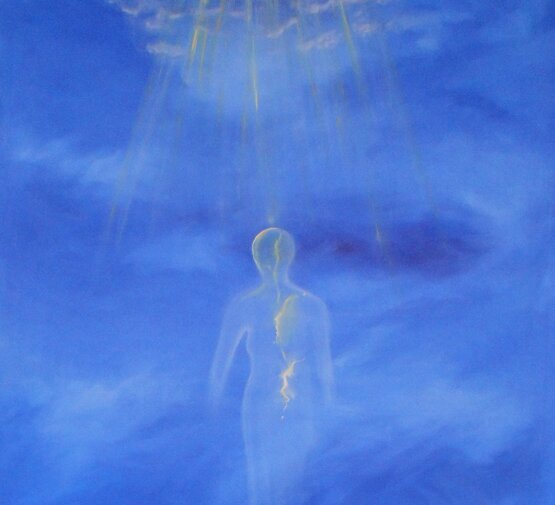 Toward the light/Verso la luce oil on canvas/olio su tela, 120 x 210 cm, 2014
